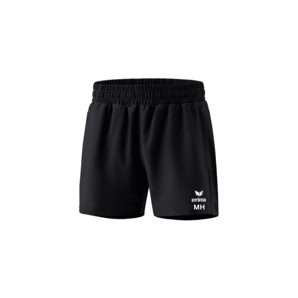 Damen Shorts schwarz mit Initialen