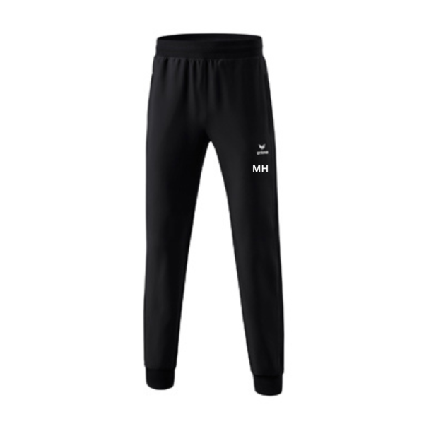 Präsentationshose schwarz mit Initialen